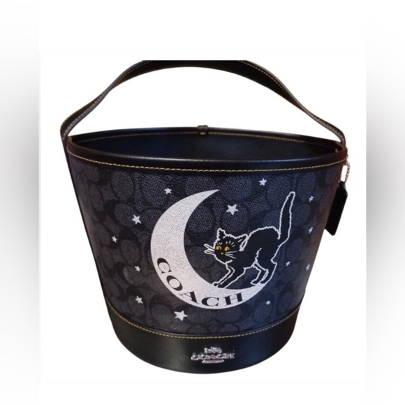 Coach 2024 Signature Halloween Bucket Tote - Picture 3 of 5